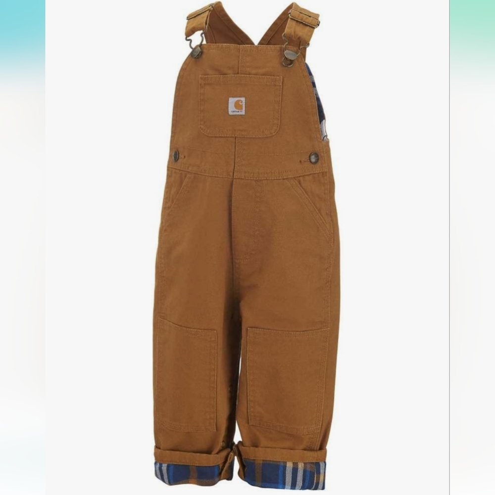 Carhartt Kids Tan Overalls